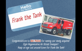 Village of Frankfort Announces Winning Name of Street Sweeper Contest